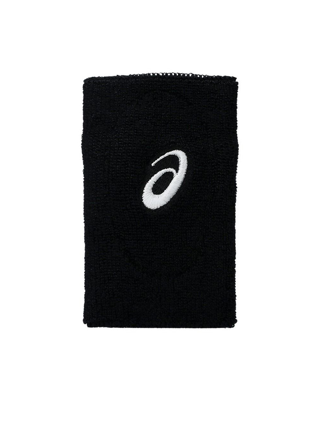 ASICS Black Logo Embroidered Wrist Band