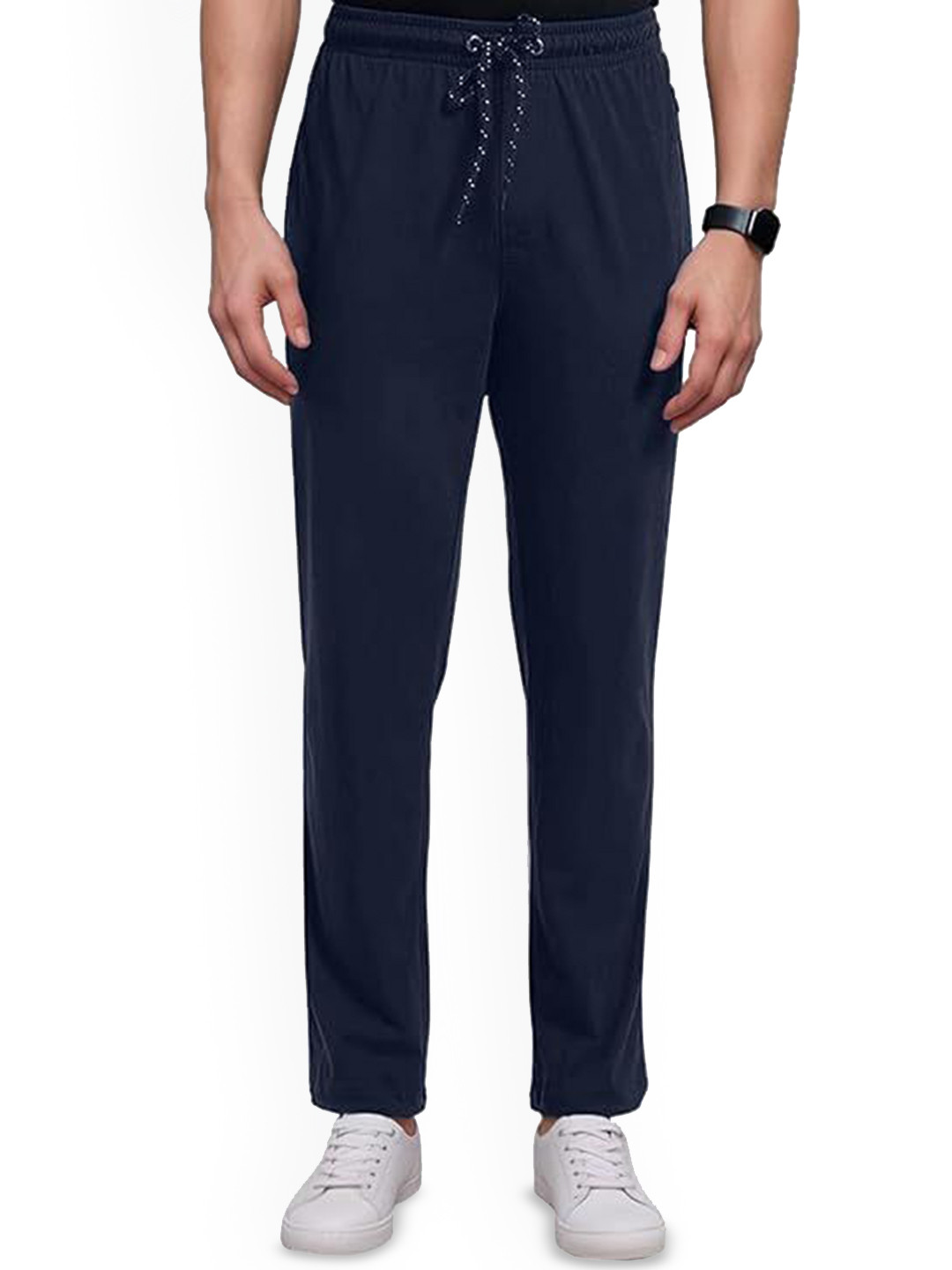 TESON Men Regular Fit Solid Track Pants with Side Pockets