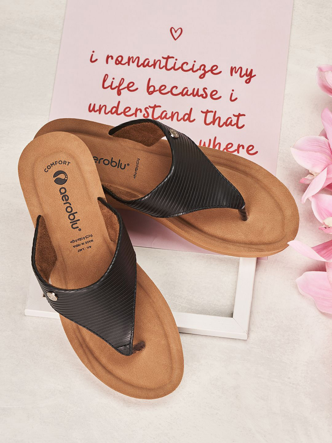 Aeroblu Women Wedge Heeled Slip-on Sandals