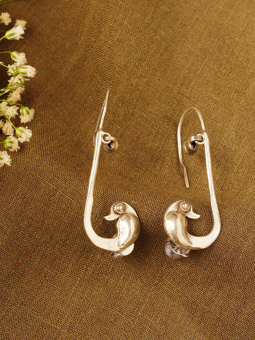 JAYPORE Silver Animal Shaped Ear Cuff