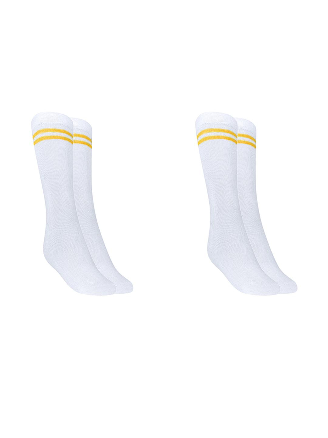 MUKHAKSH Girls Pack of 2 Pairs Calf Length School Uniform