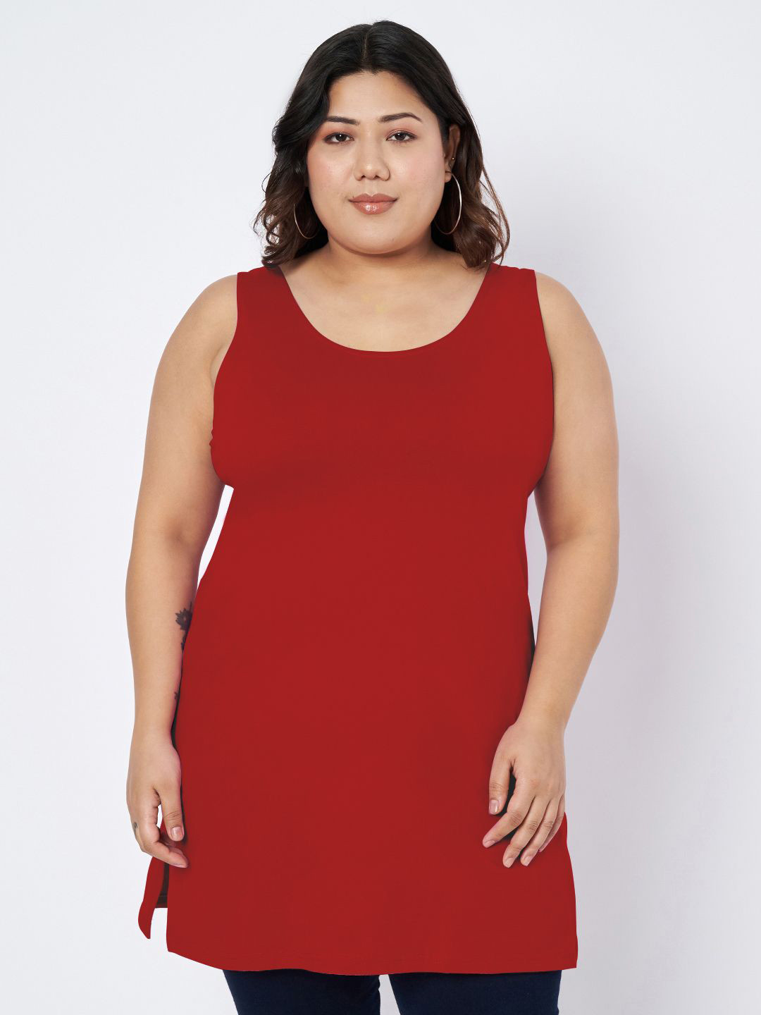BRINNS Plus Size Round Neck Slips
