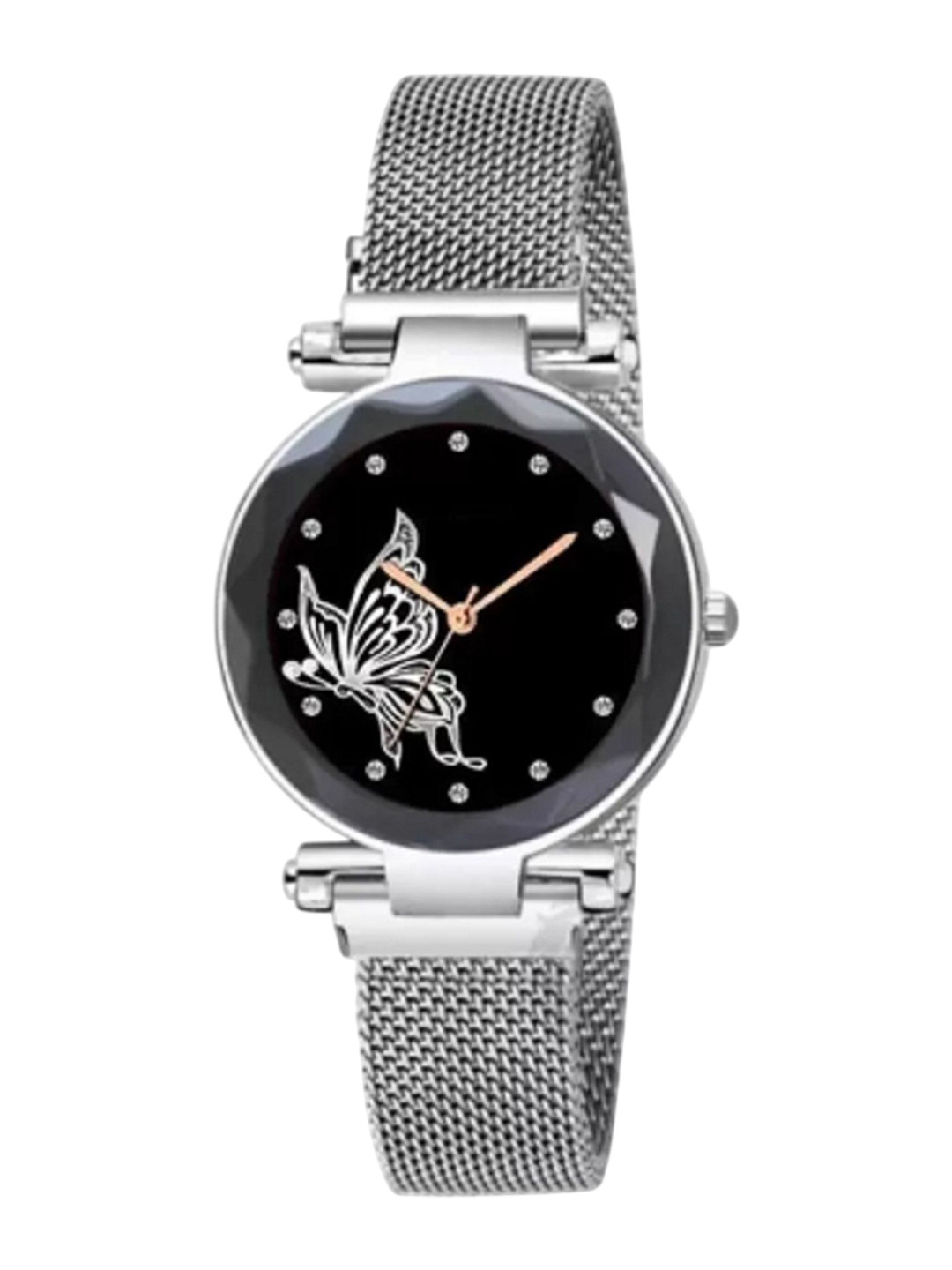 Miss Perfect Women Textured Dial & Bracelet Style Straps Analogue Watch QE64