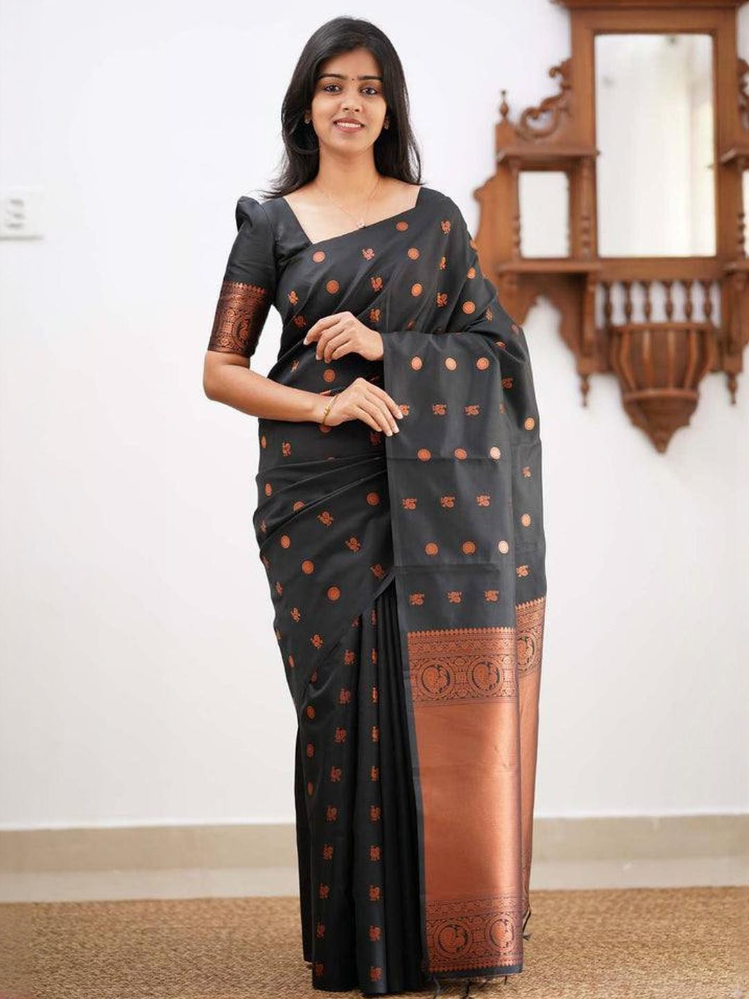 Kevami Fashion Art Silk Kanjeevaram Saree
