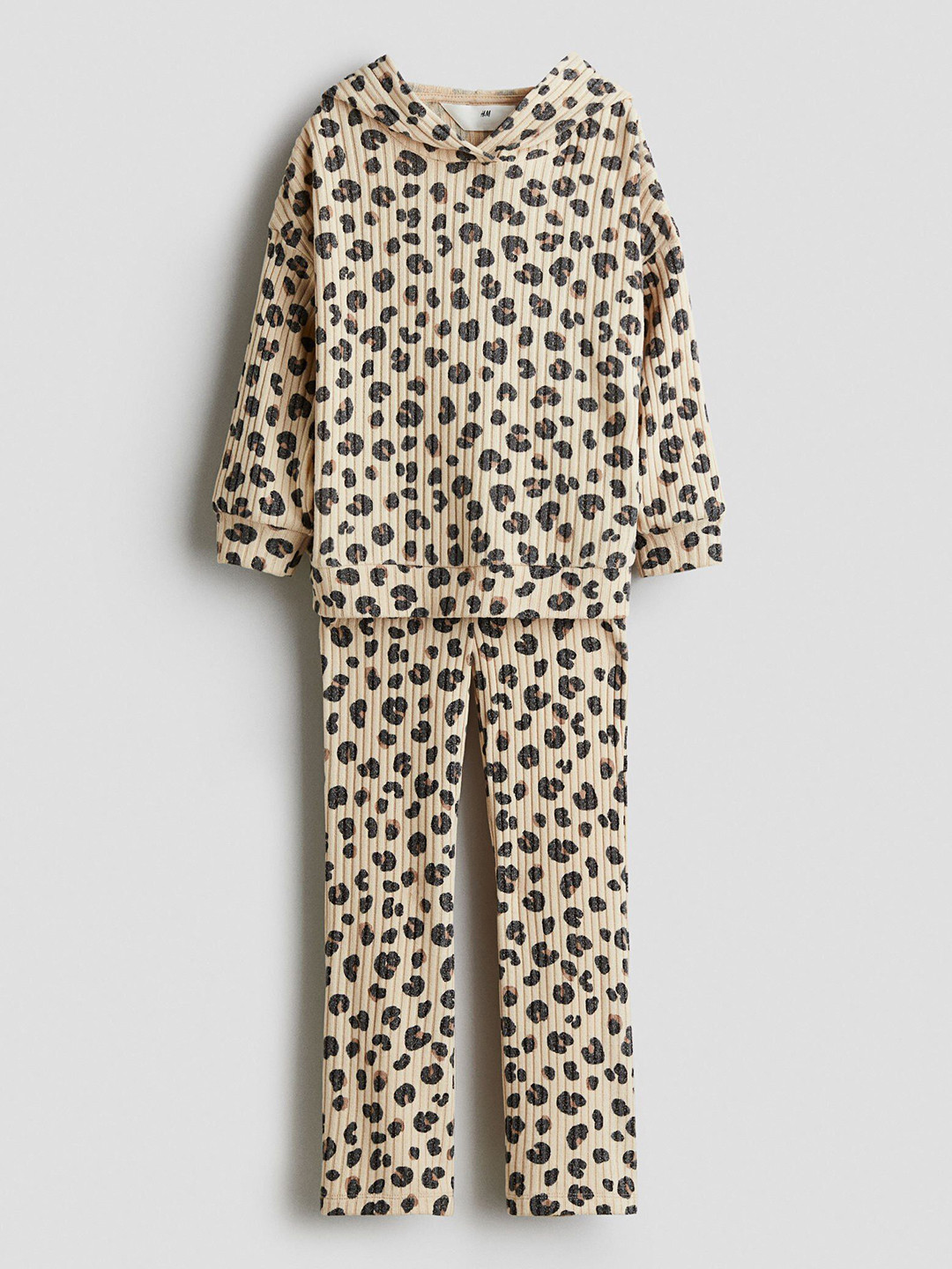 H&M Girls 2-Piece Brushed Rib-Knit Set