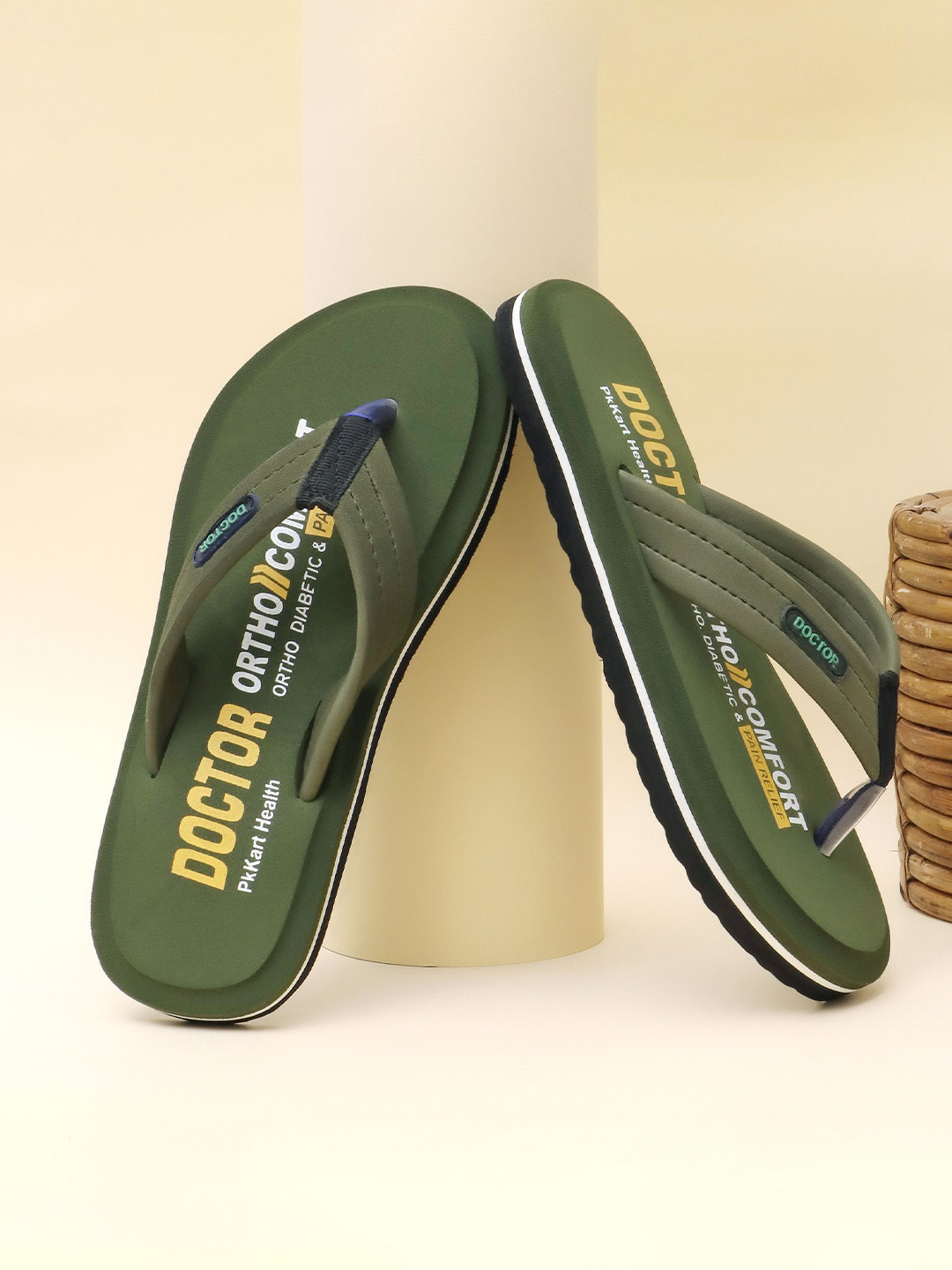 PKKART Men Printed Thong Flip-Flops