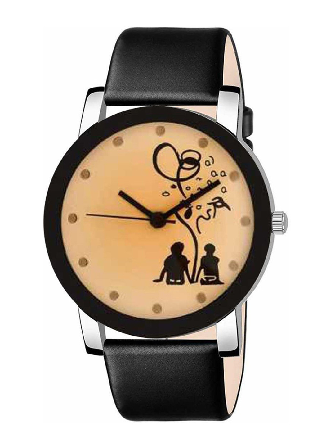 Miss Perfect Women Round Dial & Leather Bracelet Style Straps Analogue Watch ar1201