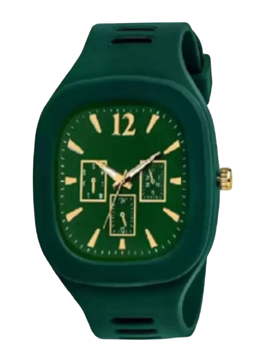 Miss Perfect Unisex Printed Square Dial & Straps Analogue Watch AC308