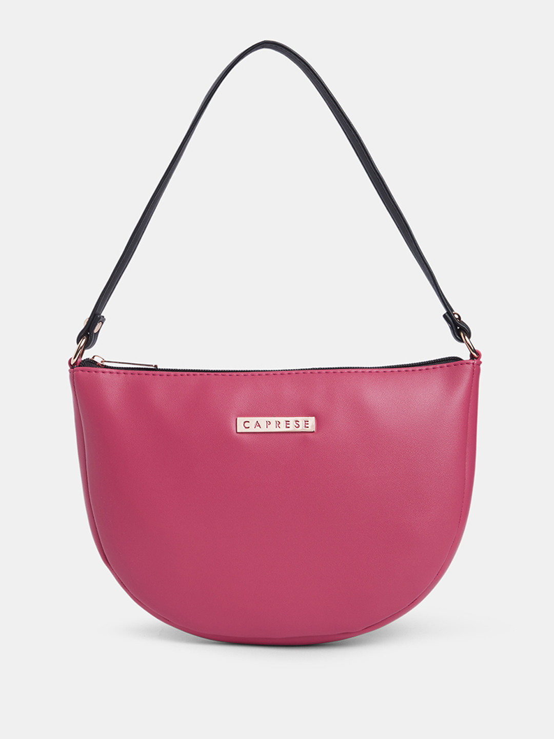 Caprese Textured Structured Hobo Bag