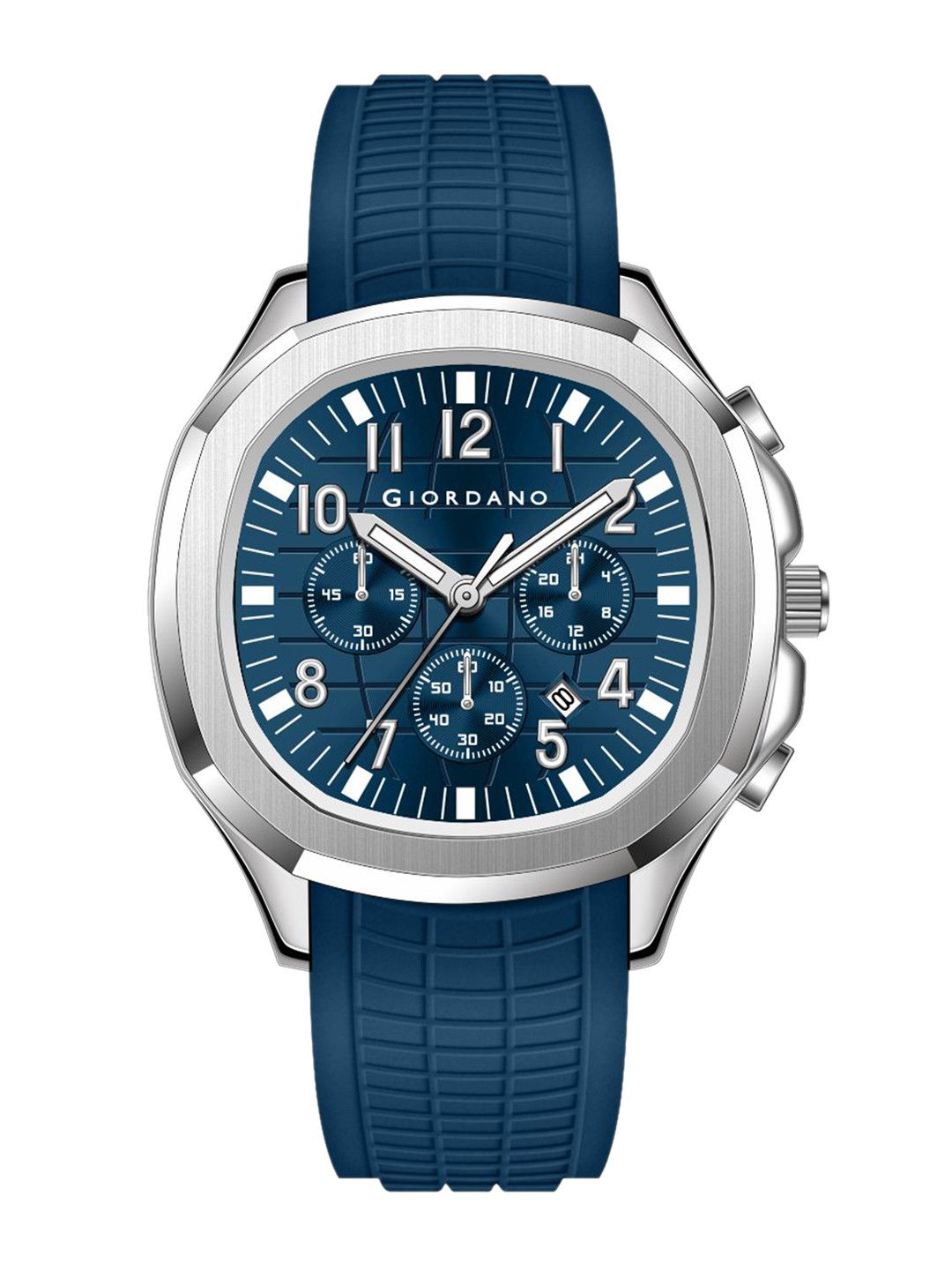 GIORDANO Men Patterned Dial & Textured Straps Precision and Comfort Watch GZ-50143-03