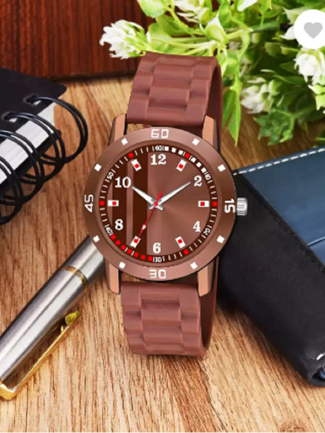 Miss Perfect Unisex Printed Dial & Bracelet Style Straps Analogue Watch ACC421
