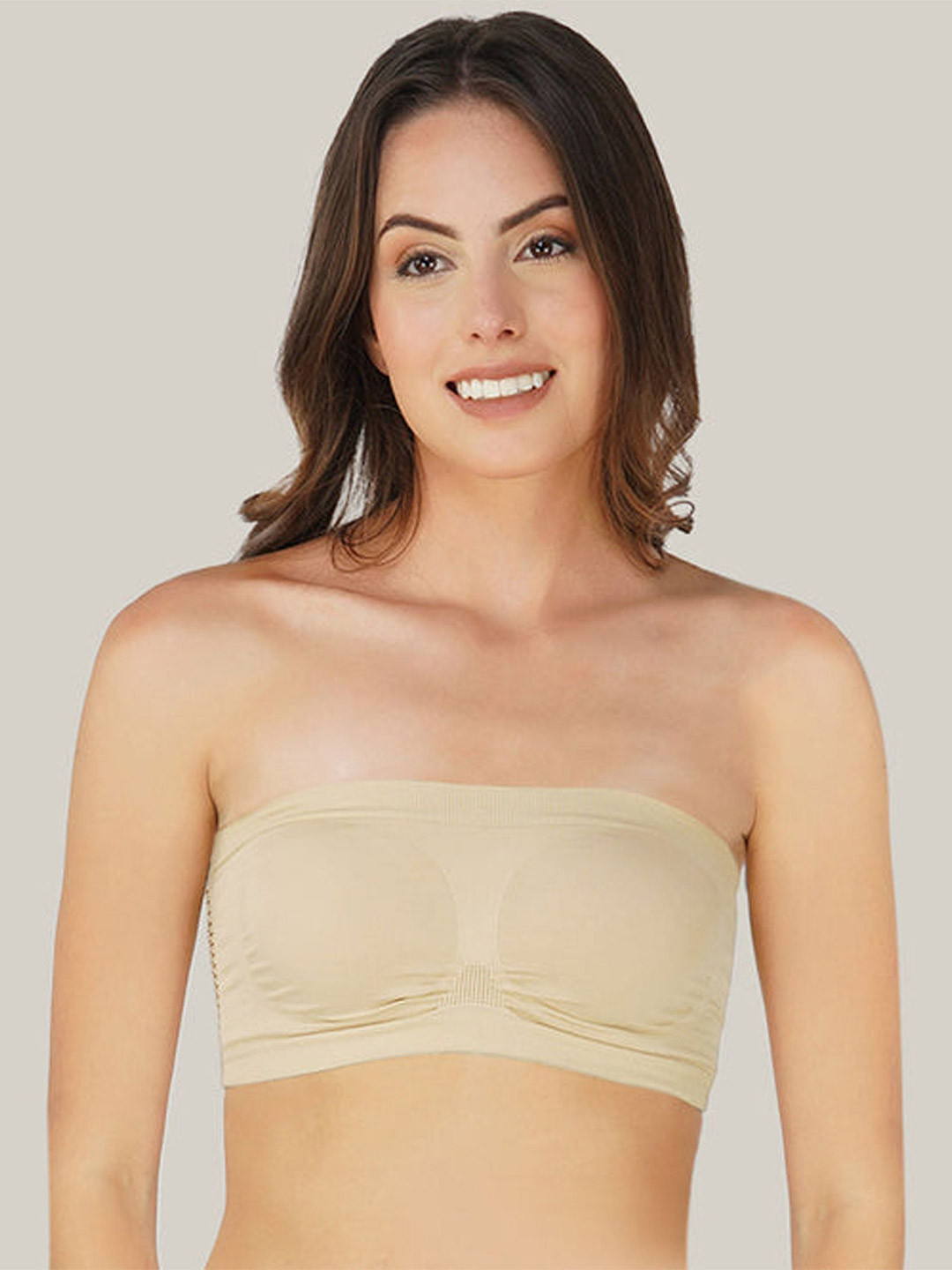 BROKE BRAND Women Half Coverage Non Padded Underwired Bandeau Bra
