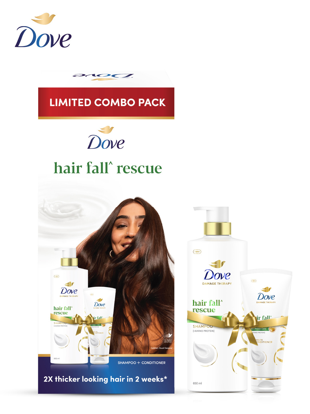 Buy Dove Hairfall Rescue Combo - - Personal Care for Unisex