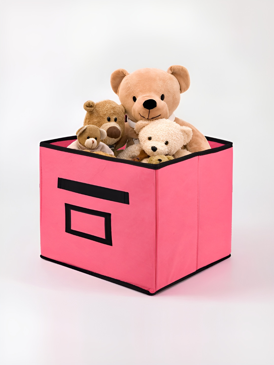 Aura Pink & Black Square Drawer Organiser
