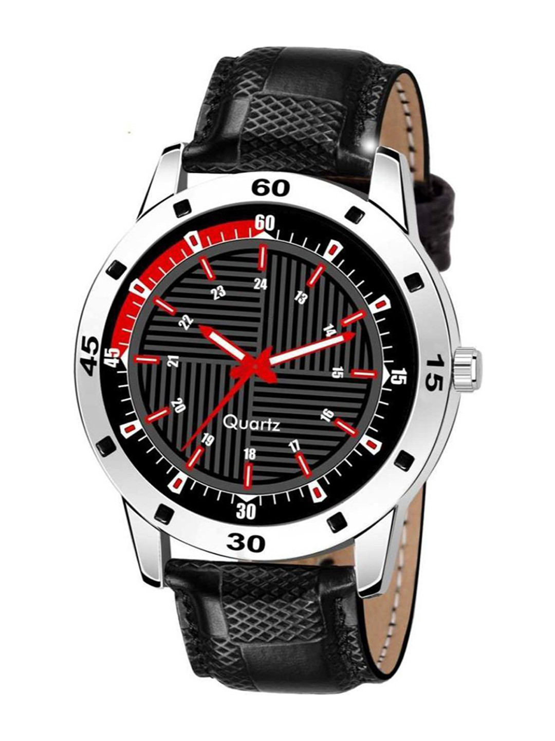Miss Perfect Unisex Printed Dial & Leather Straps Analogue Watch foxx77