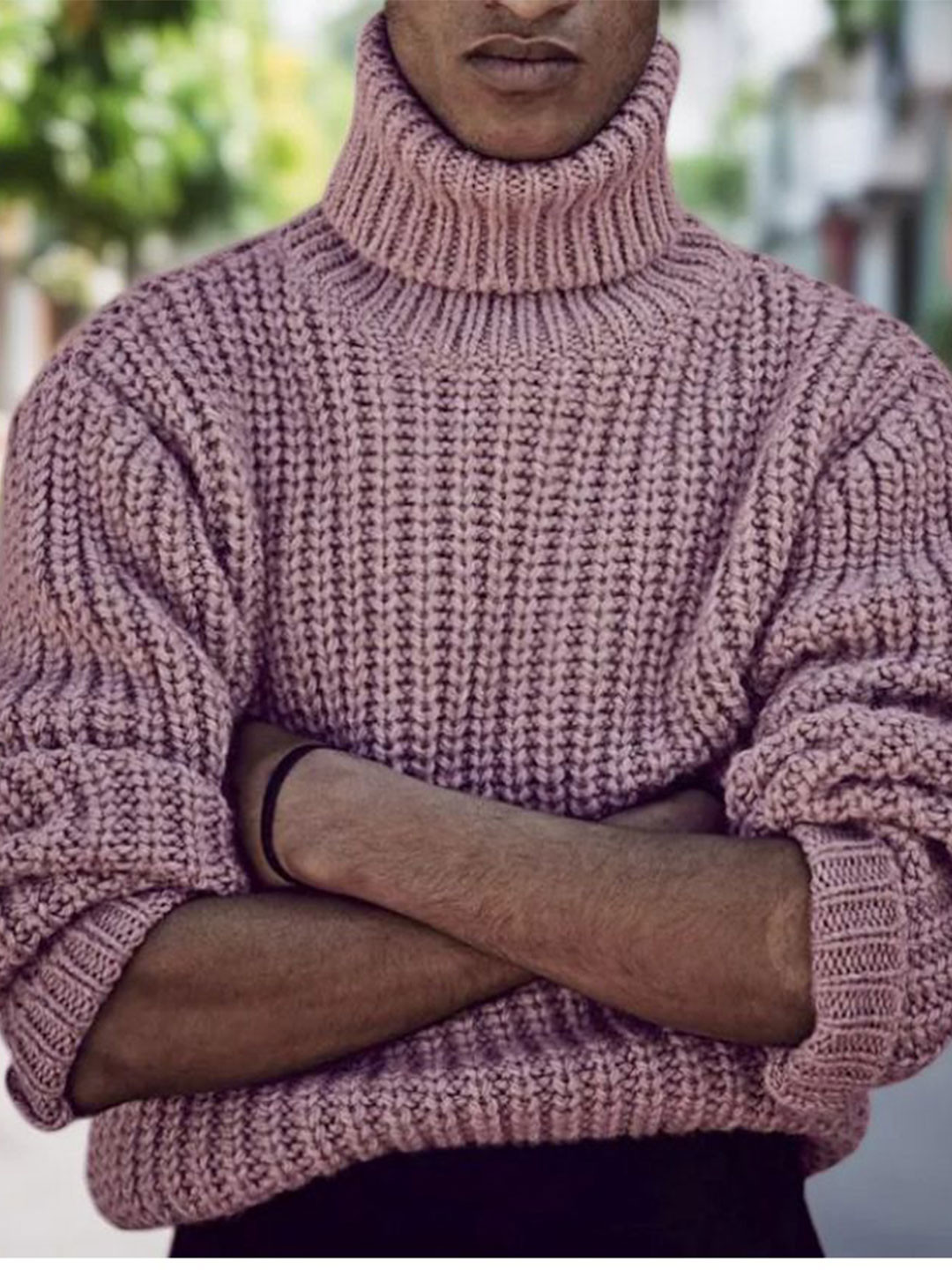 HERE&NOW Men Long Sleeves Cardigan