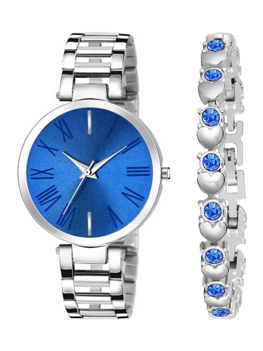 Miss Perfect Unisex Round Dial & Bracelet Style Straps Analogue Watch JK231