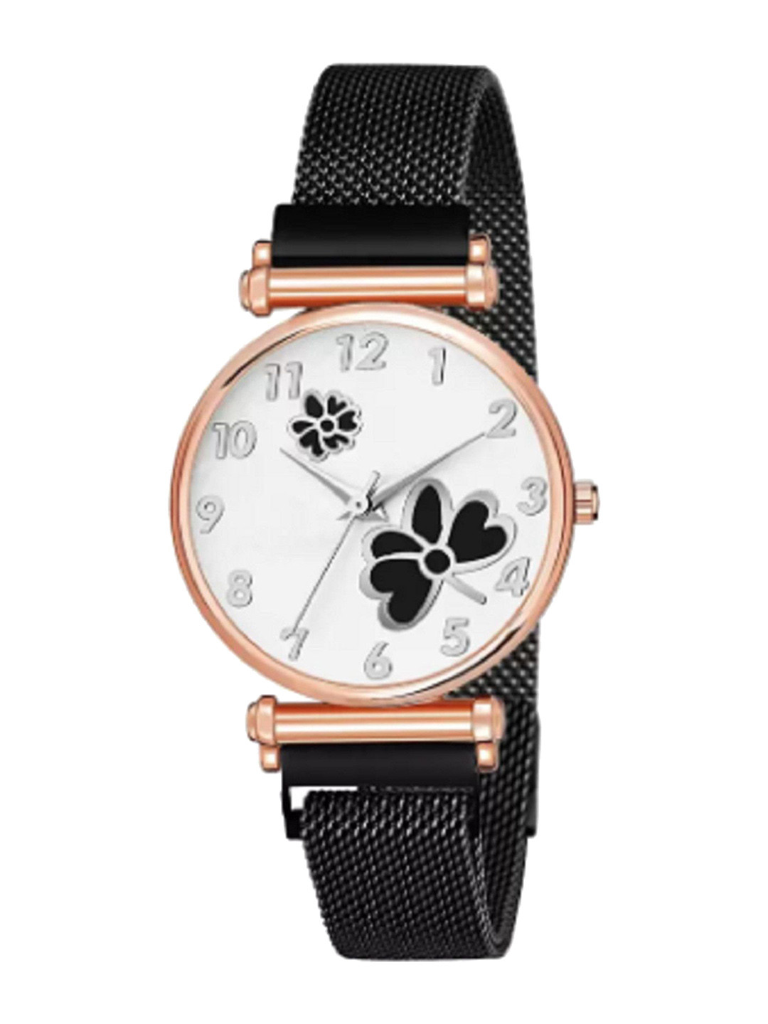 Miss Perfect Unisex Printed Dial & Bracelet Style Straps Analogue Watch DF152