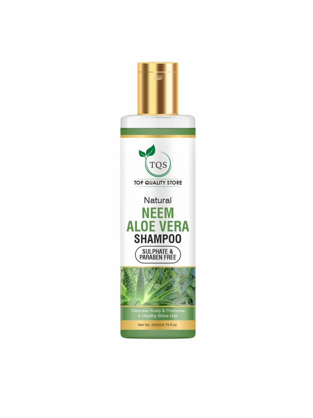 TQS Natural Neem & Aloe Vera Hair Shampoo - 200 ml