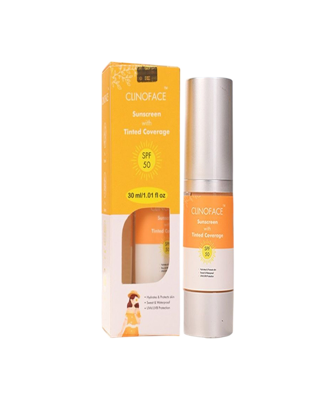 CLINOFACE Sunscreen SPF 50++ With Tinted Coverage- 30 ml