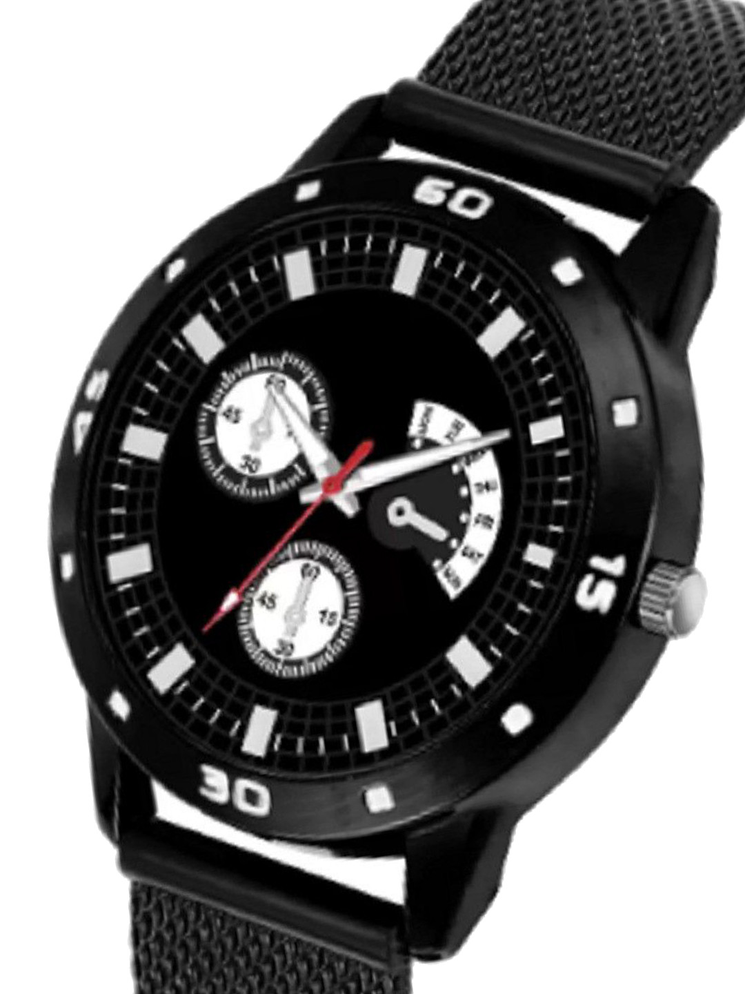 Miss Perfect Unisex Embellished Dial & Bracelet Style Straps Analogue Watch jk_791