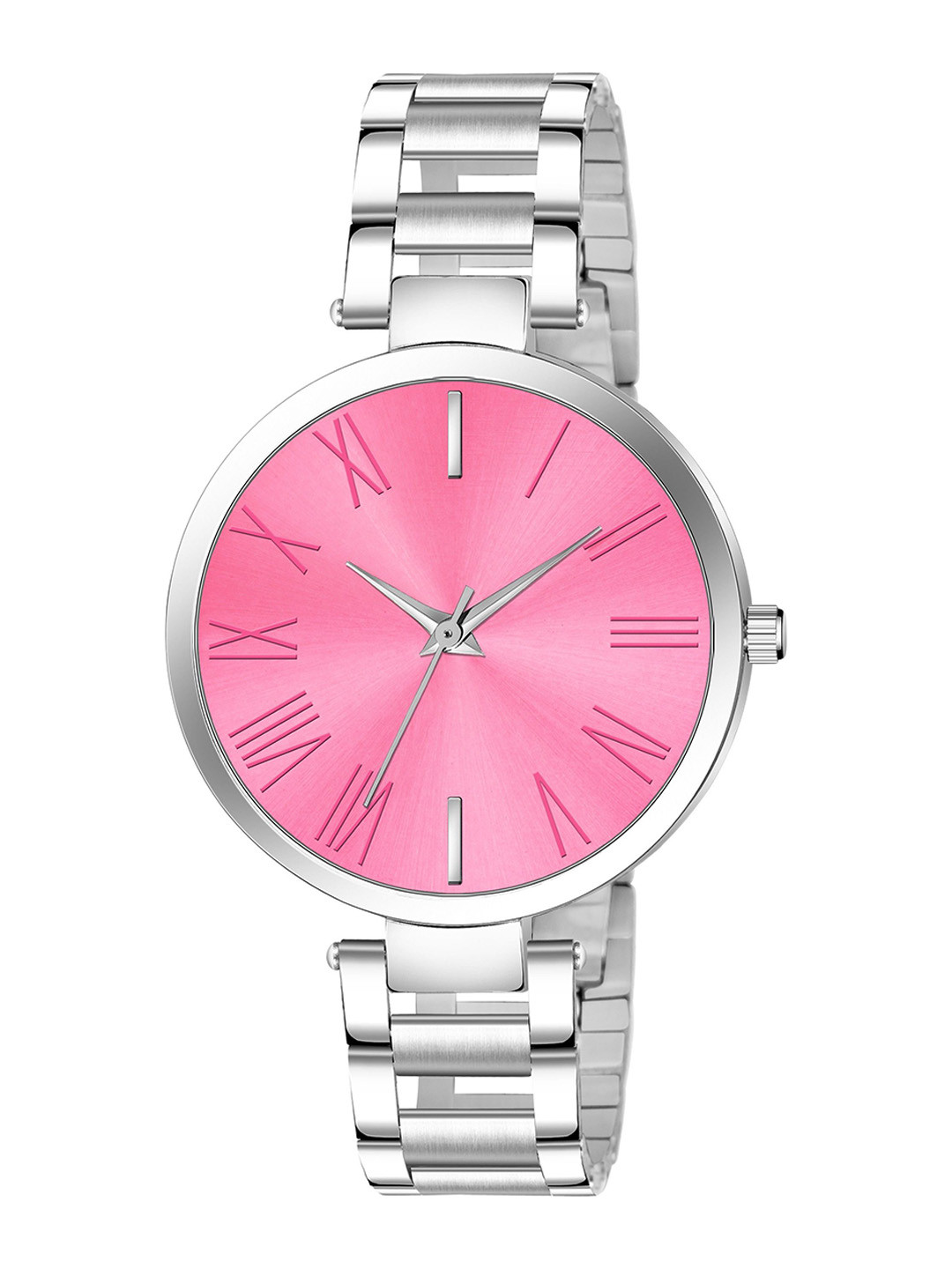 Miss Perfect Women Dial & Stainless Steel Bracelet Style Straps Analogue Watch jk_477