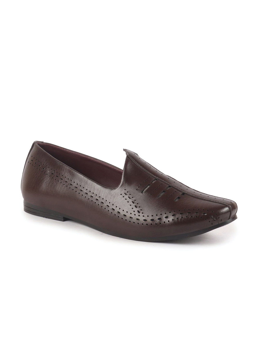 FAUSTO Men Perforated Traditional Ethnic Lightweight Mojaris