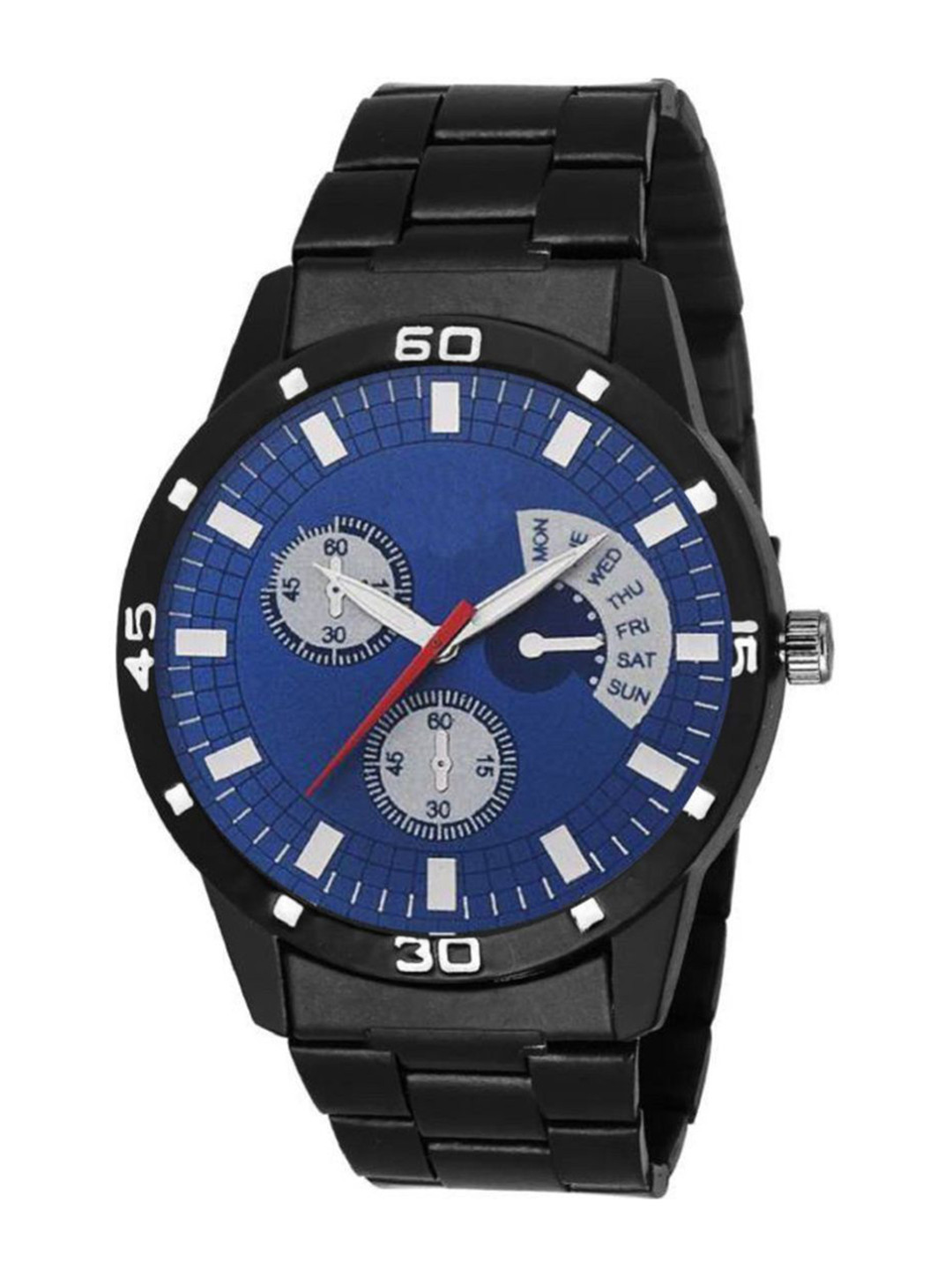 Miss Perfect Men Textured Dial & Bracelet Style Straps Analogue Watch jk1046