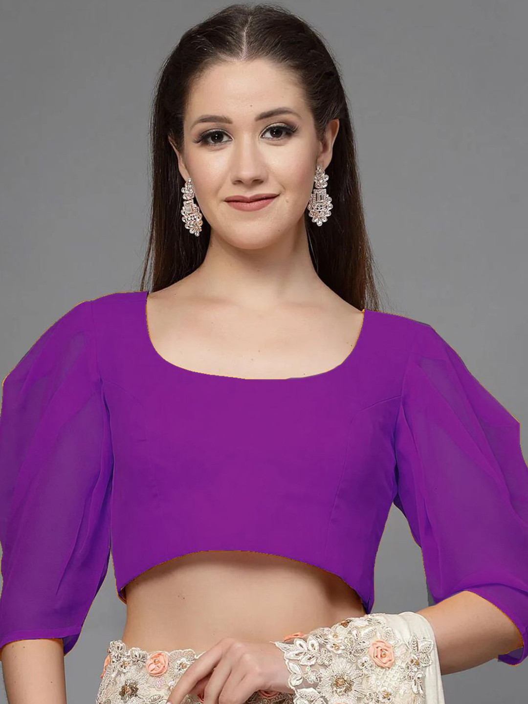 Utsav Fashion Embellished Backless Readymade Saree Blouse