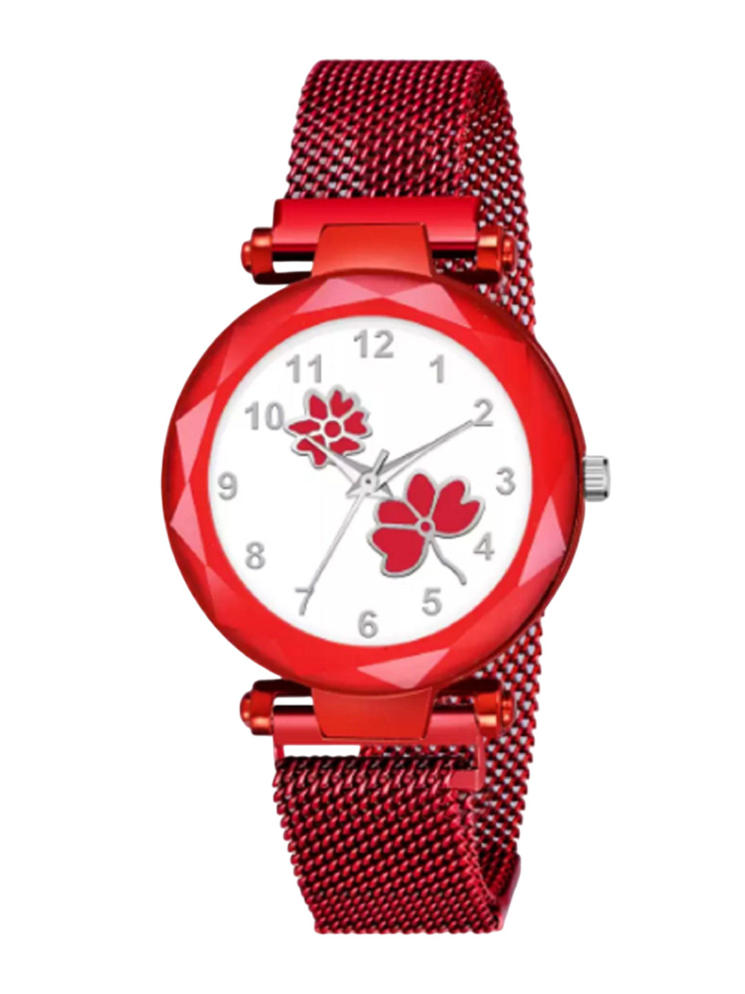 Miss Perfect Unisex Printed Dial & Bracelet Style Straps Analogue Watch jk790