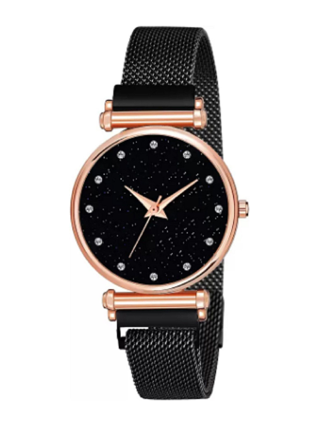 Miss Perfect Unisex Embellished Dial & Bracelet Style Straps Analogue Watch DF149