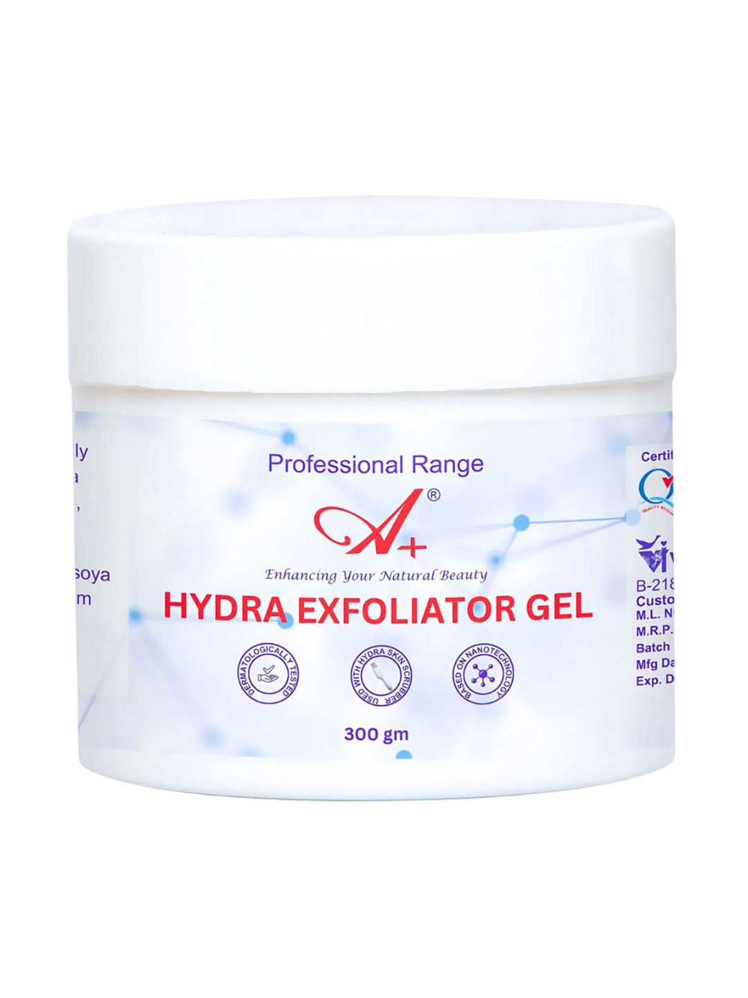 A+ Professional Range Hydra Exfoliator Gel - 300 g