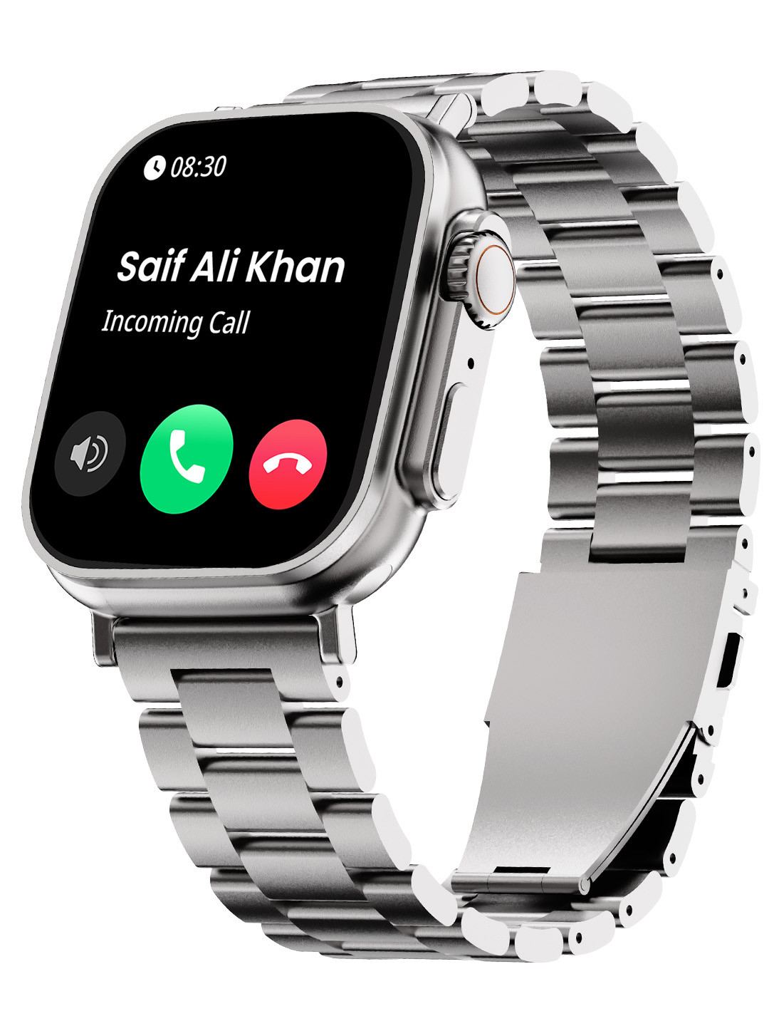 GOBOULT Crown 1.95'' Screen, Working Crown, Zinc Alloy Frame Smartwatch