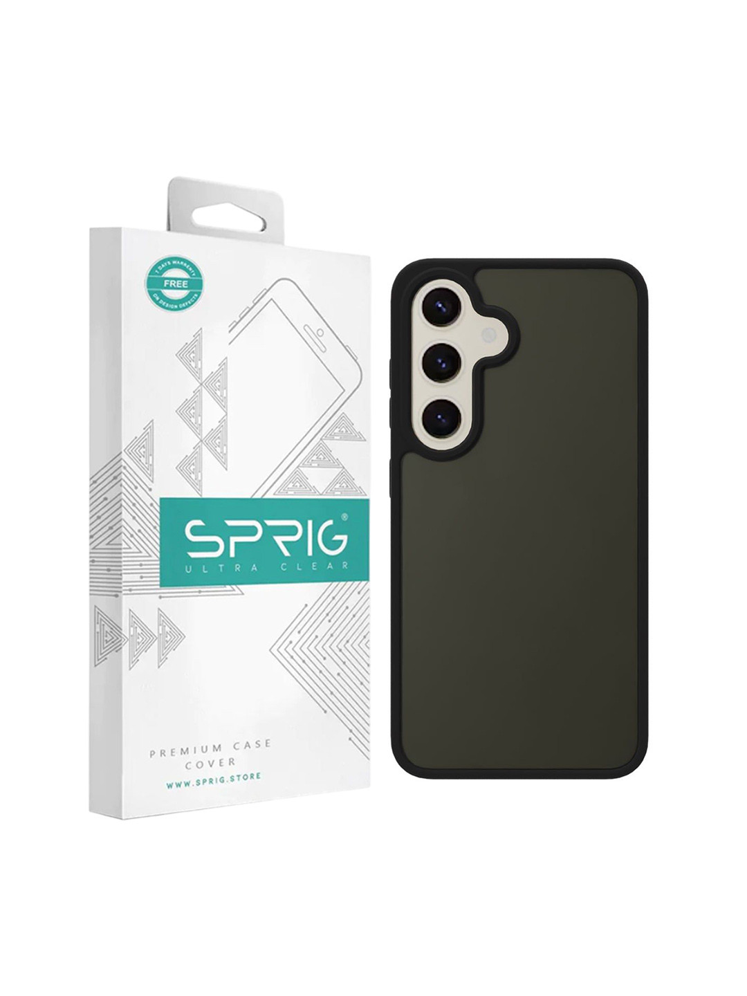 SPRIG Samsung Galaxy S24 Translucent Back Cover