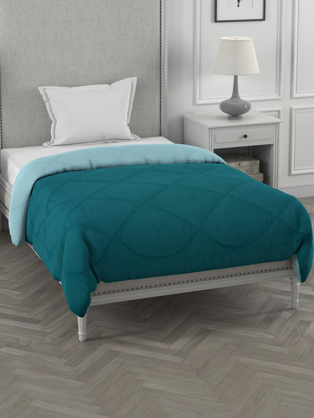 Myntra Elegant Homes Single Bed Light Weight 210 GSM Solid Comforter