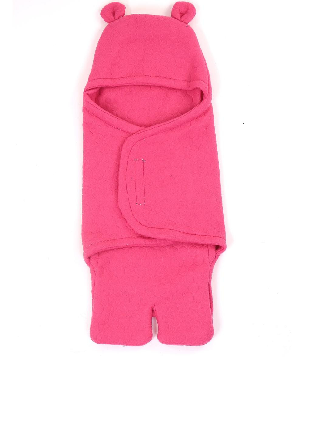 SIDLY PIDLY Unisex Kids Pink Casual Snap Button Baby Sleeping Bag