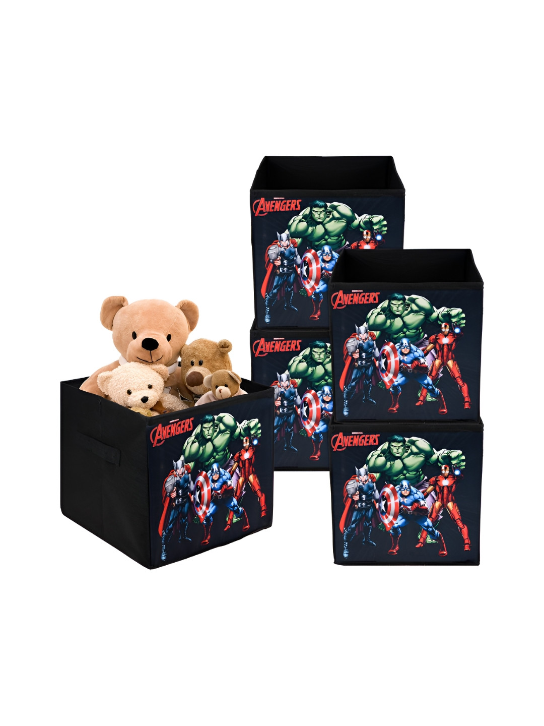 Aura Black 5 Pieces Drawer Organisers
