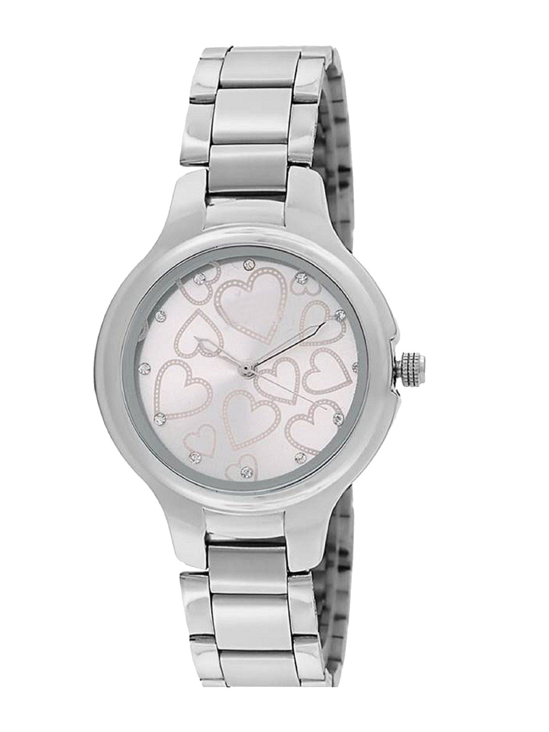 Miss Perfect Women Embellished Dial & Bracelet Style Straps Analogue Watch q42