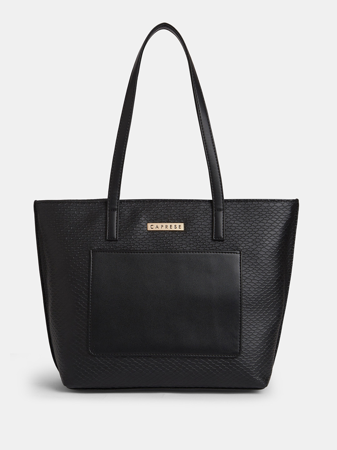Caprese Textured Structured Shoulder Bag
