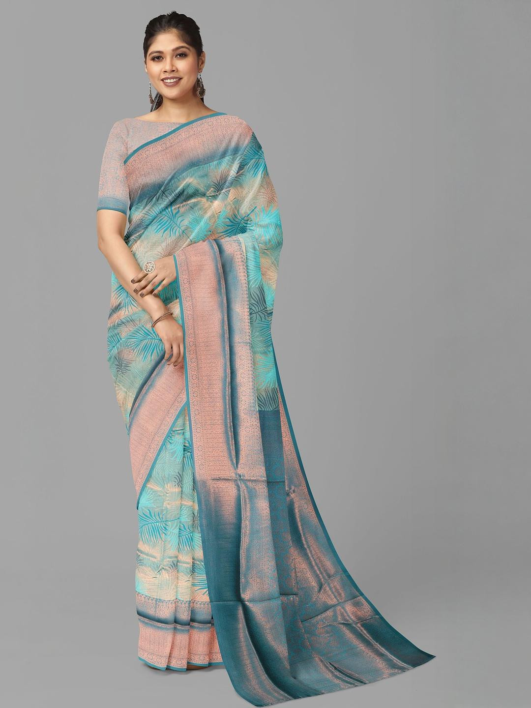 The Chennai Silks Bengali Garad Art Silk Saree