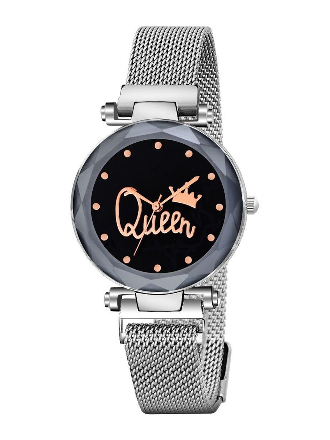 Miss Perfect Women Embellished Bracelet Style Straps Analogue Watch QW110