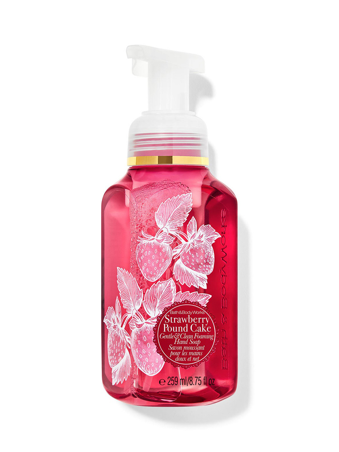 Bath & Body Works Strawberry Pound Cake Gentle & Clean Foaming Hand Soap - 259ml