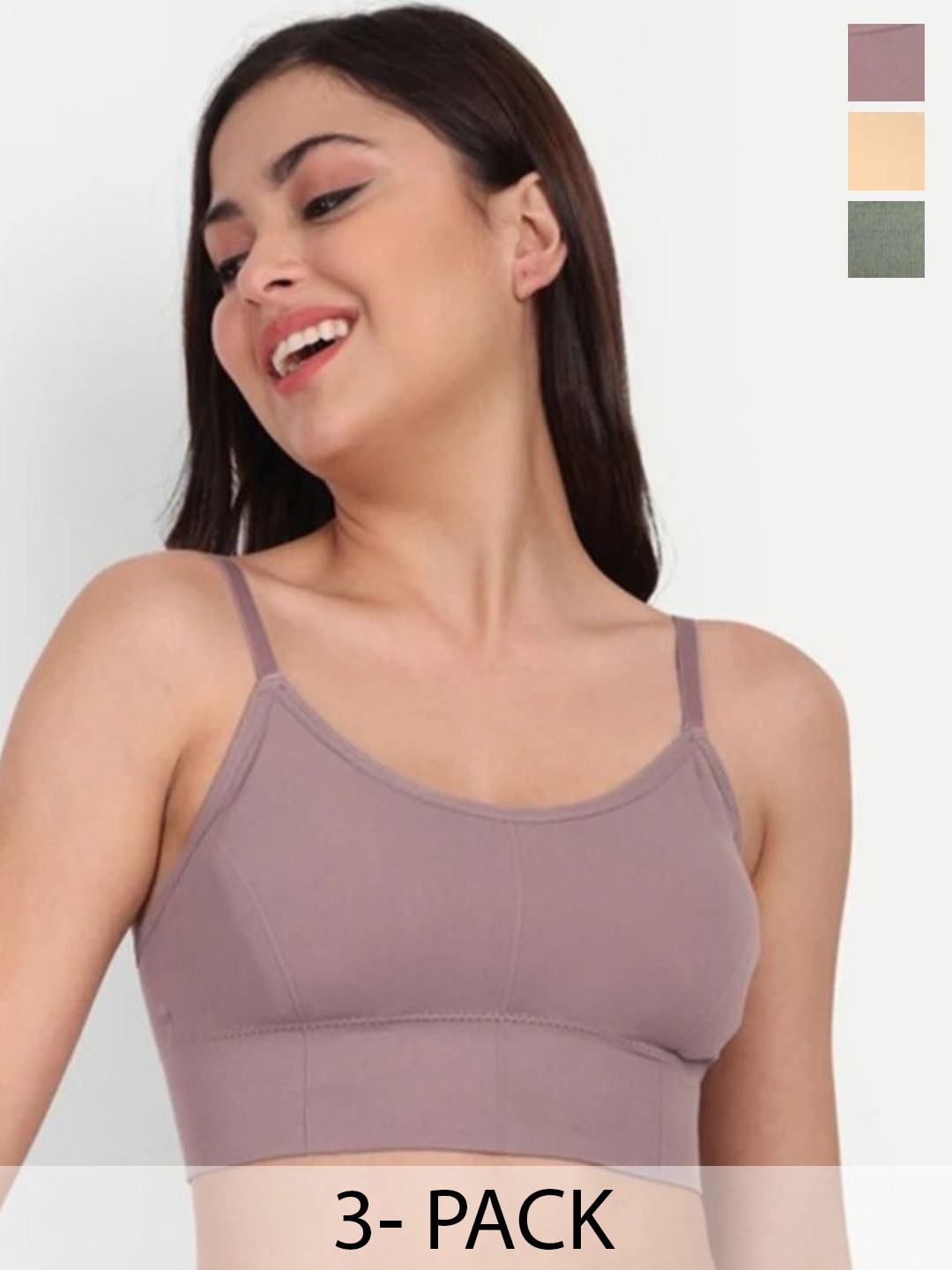 SHREEALAKHIMPEXRAMSINGH Women Pack Of 3 Crop Top