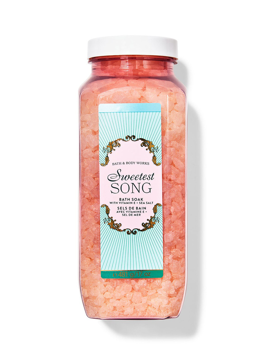 Bath & Body Works Sweetest Song Bath Soak with Vitamin E & Sea Salt - 481g