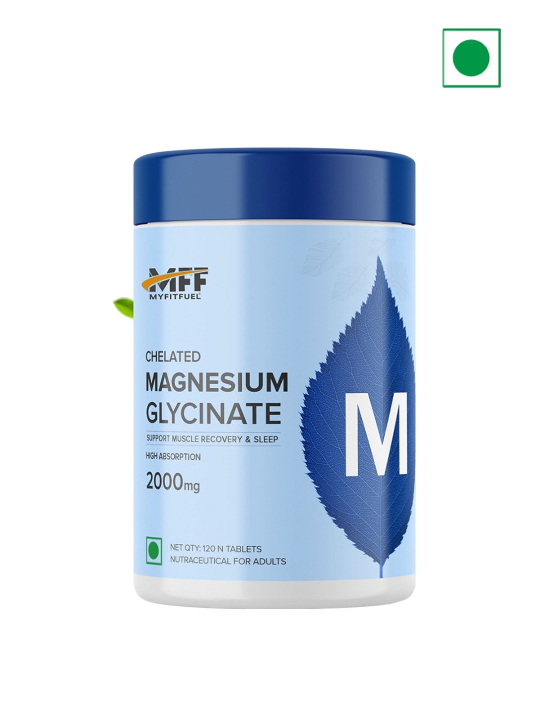 MyFitFuel Chelated Magnesium Glycinate 2000mg - 120 Capsules