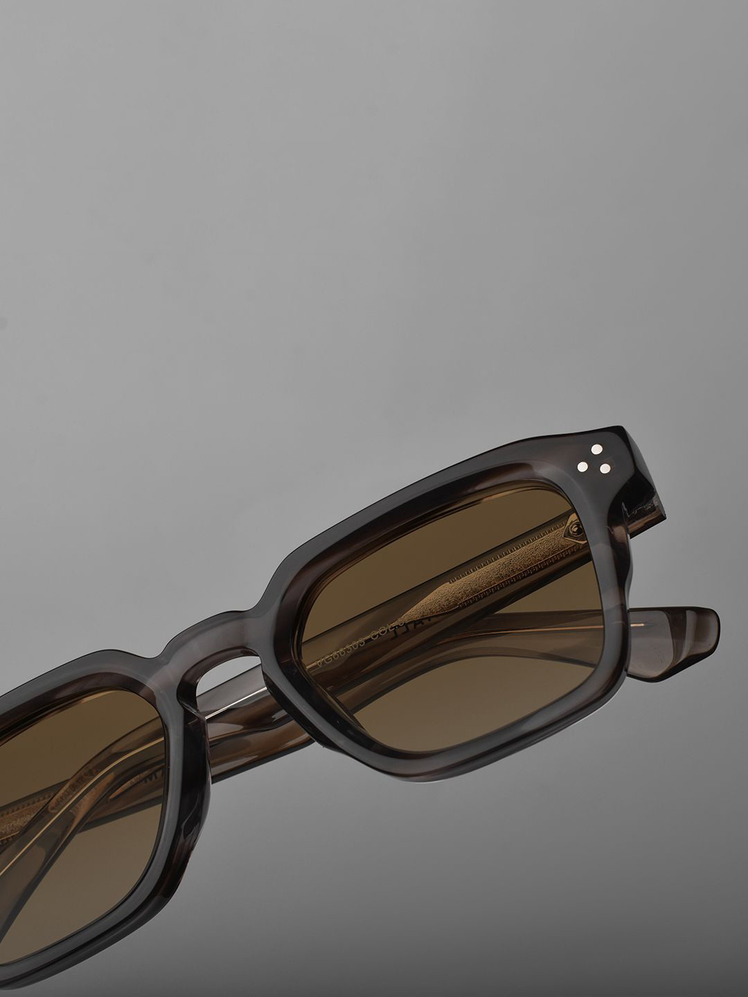 SAM & MARSHALL Unisex Full Rim Style Square Sunglasses with MARCO_TEXTURED_BROWN_2986