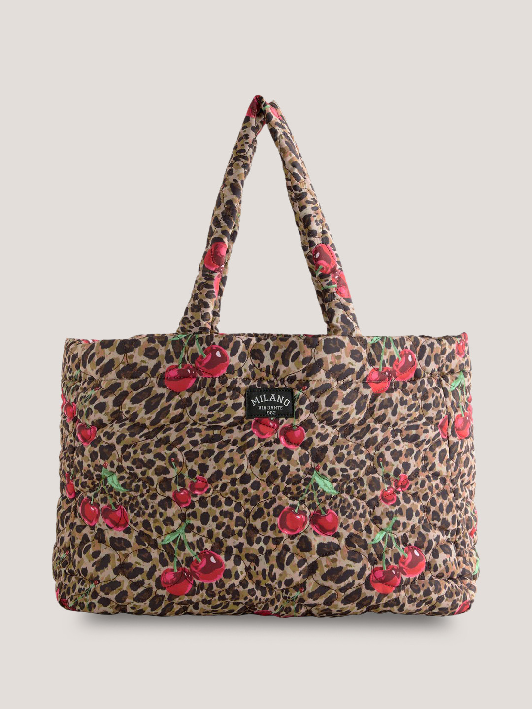 NEXT Animal Skin Print Tote Bag with Quilted Detail