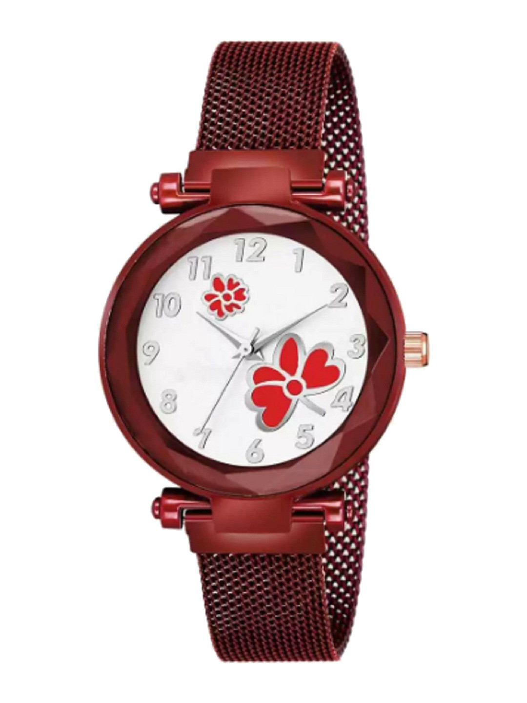 Miss Perfect Women Printed Dial & Bracelet Style Straps Analogue Watch jk_223