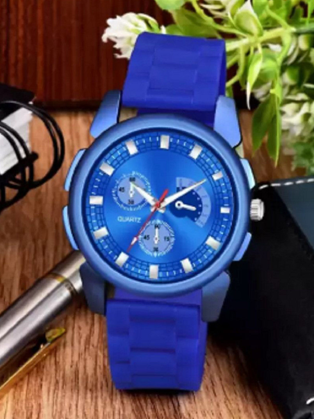 Miss Perfect Men Silicon Analogue Watch ACC402