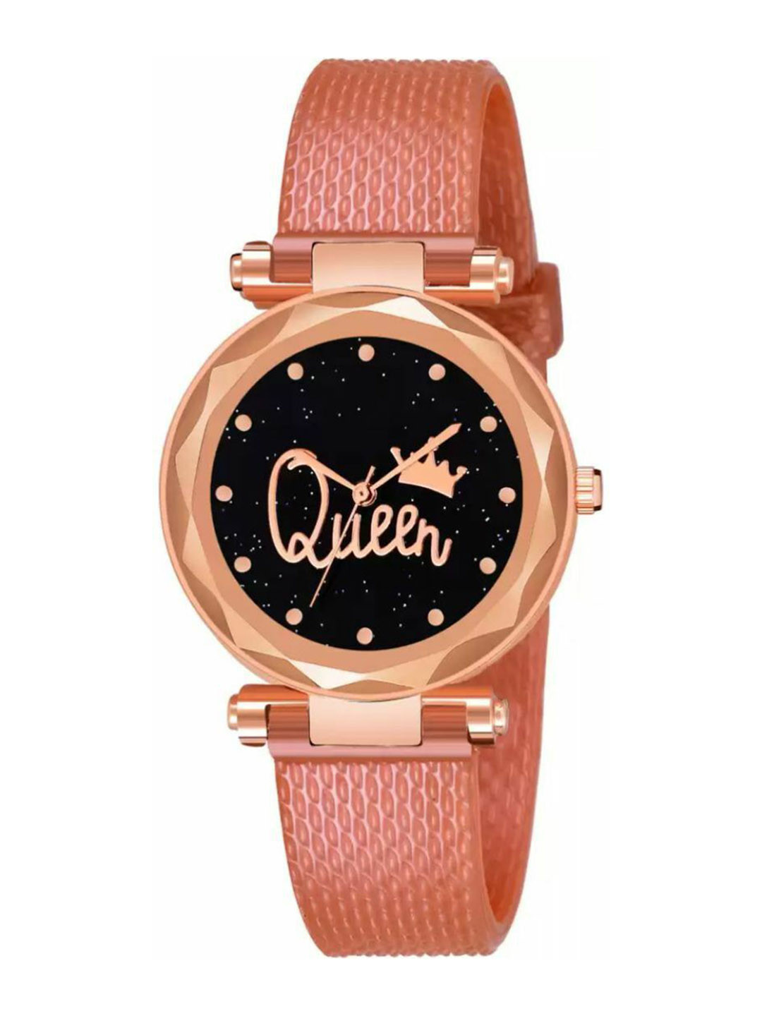 Miss Perfect Women Printed Dial & Textured Straps Analogue Watch PU_356